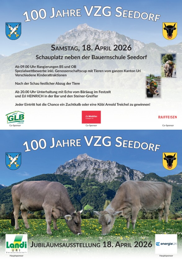 100 Jahre VZG Seedorf 